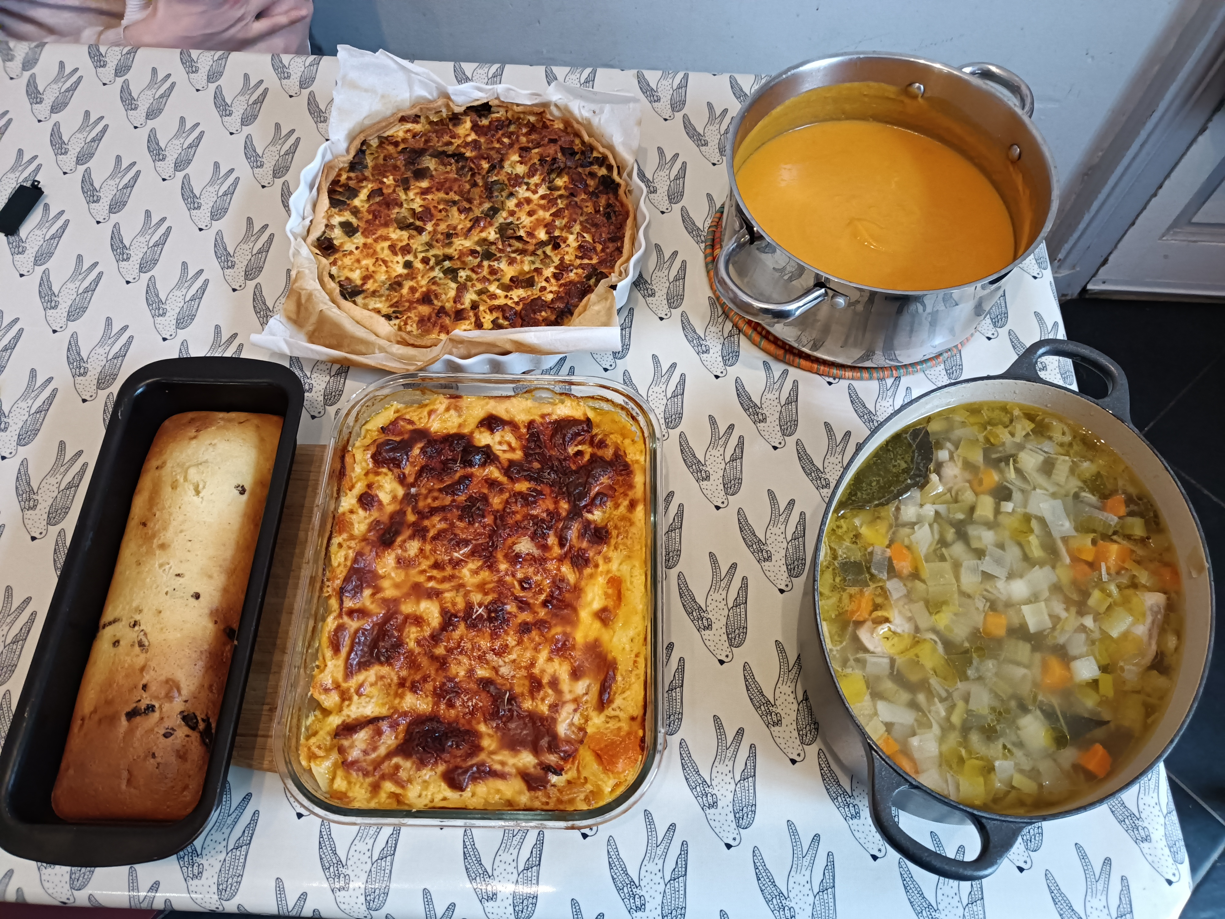 Plusieurs préparations maison réalisées par Brigitte En Cuisine